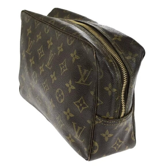 LOUIS VUITTON Trousse Toilette 28 Clutch Hand Bag Monogram Brown - Picture 6 of 16